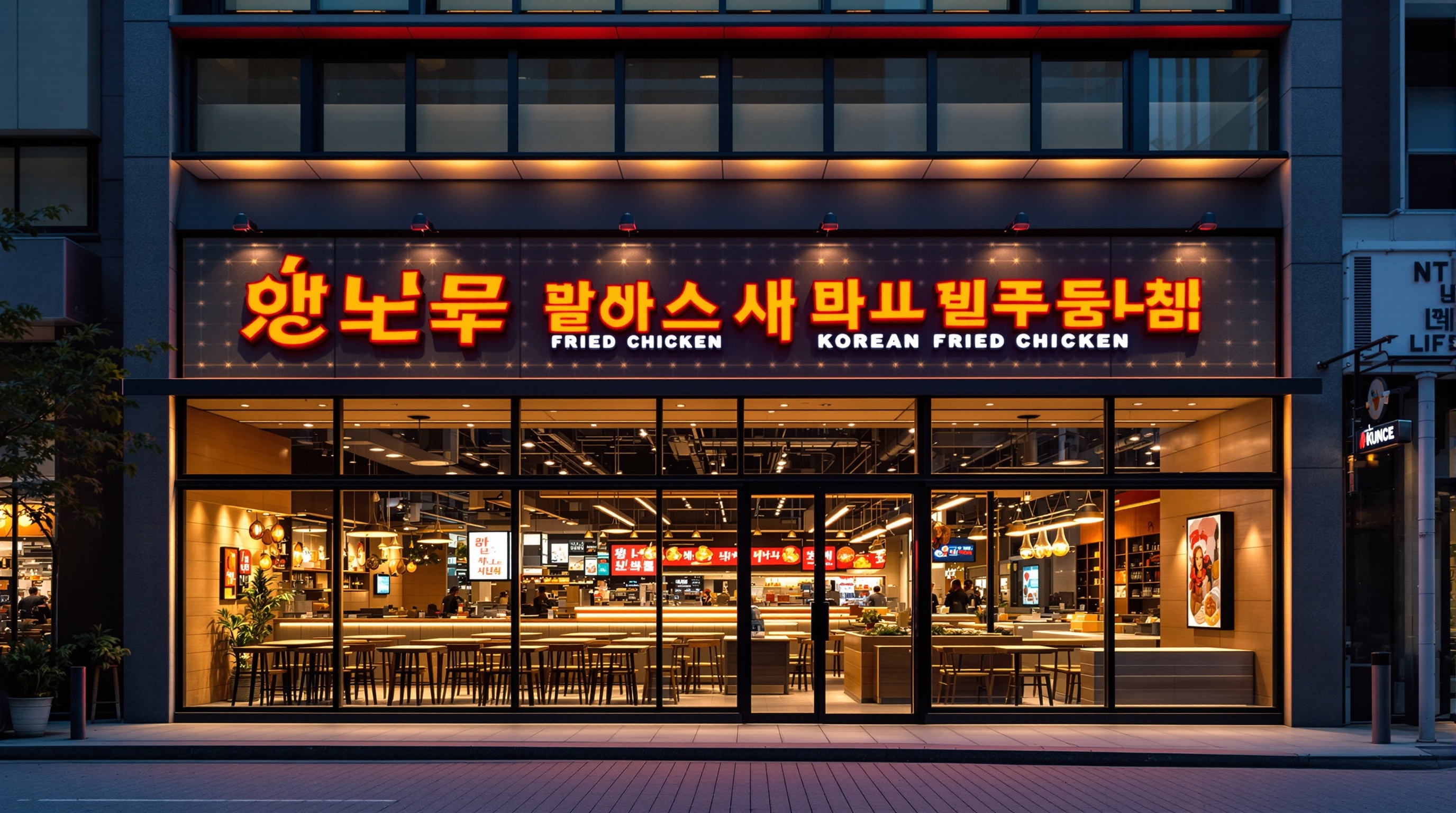새미치킨 히어로 배경
