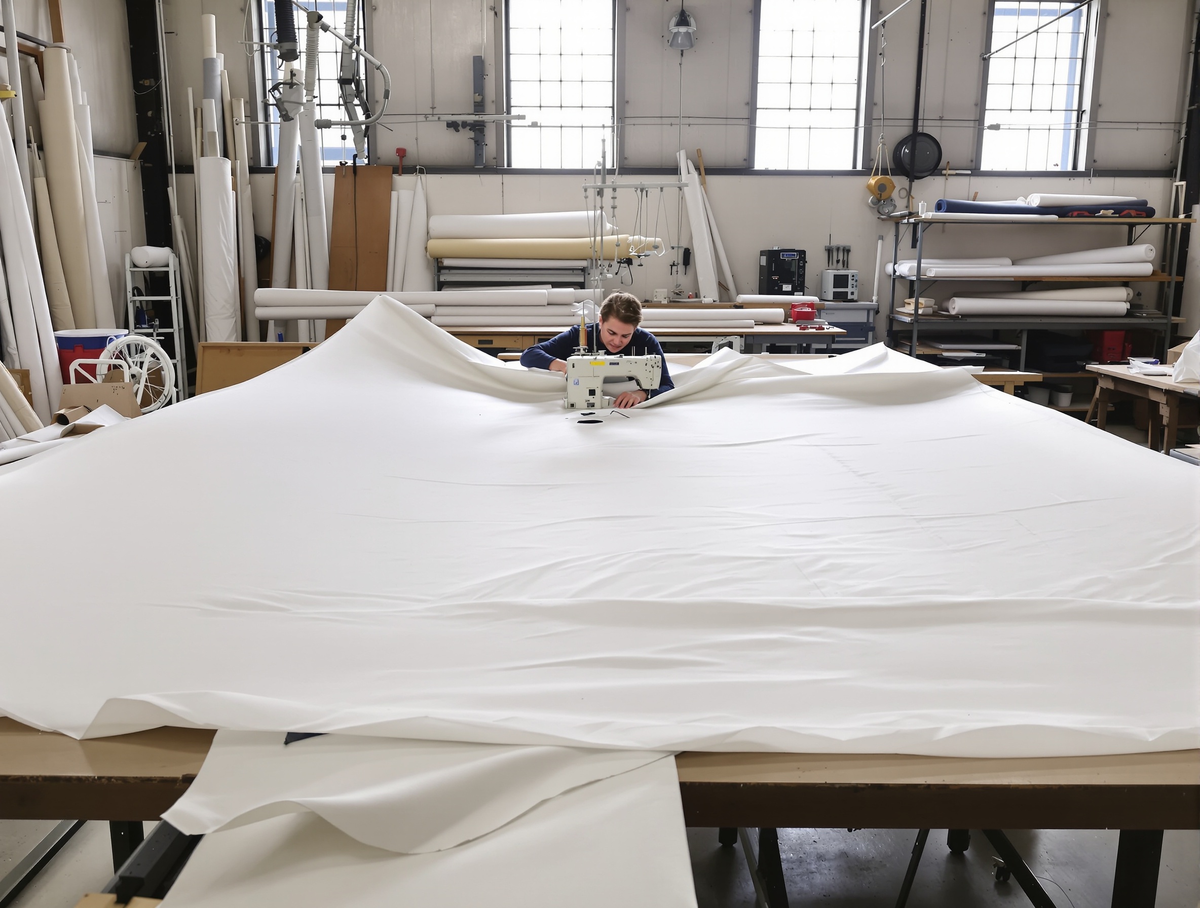 MAX Sails Canada workshop - quality sail making