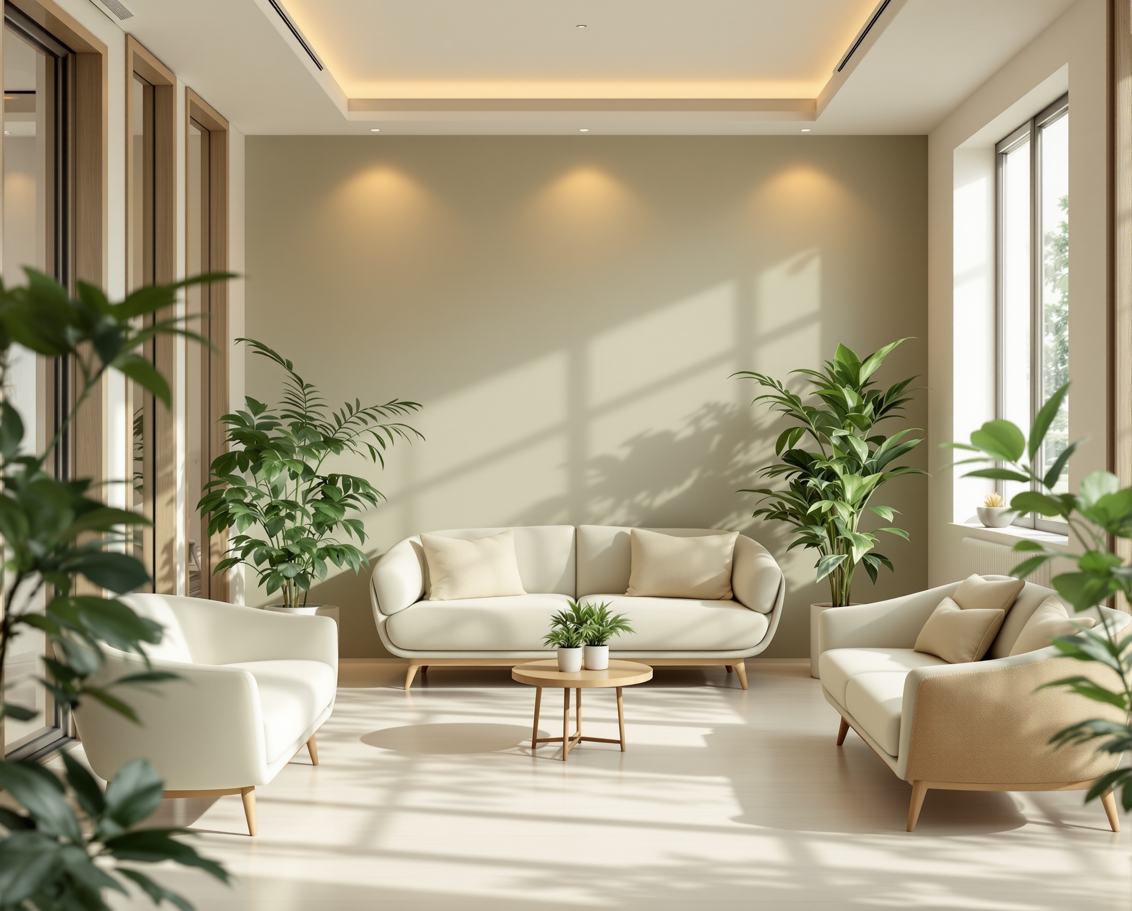 Calm and comfortable dental clinic environment