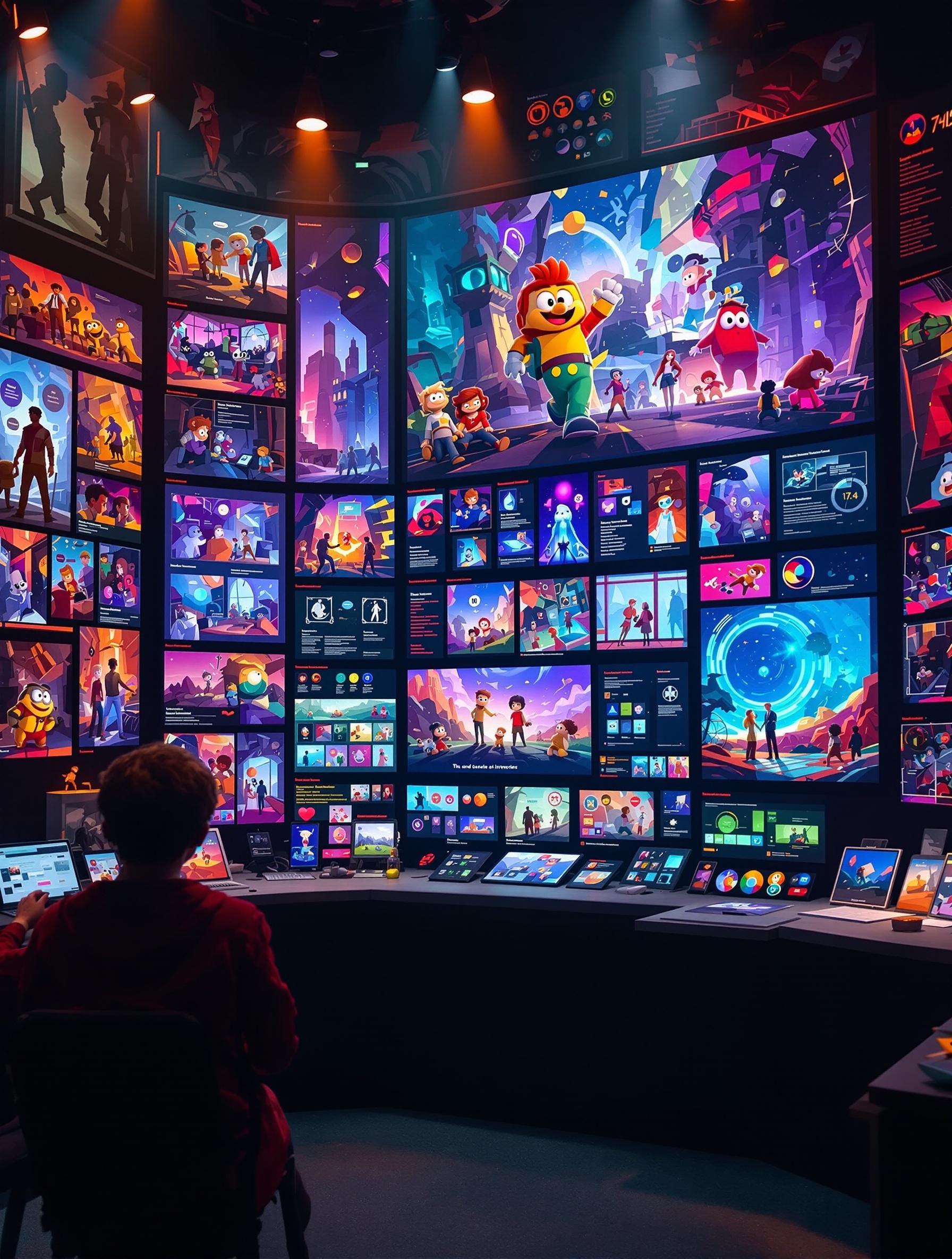 Narrative-driven brand storytelling ecosystem