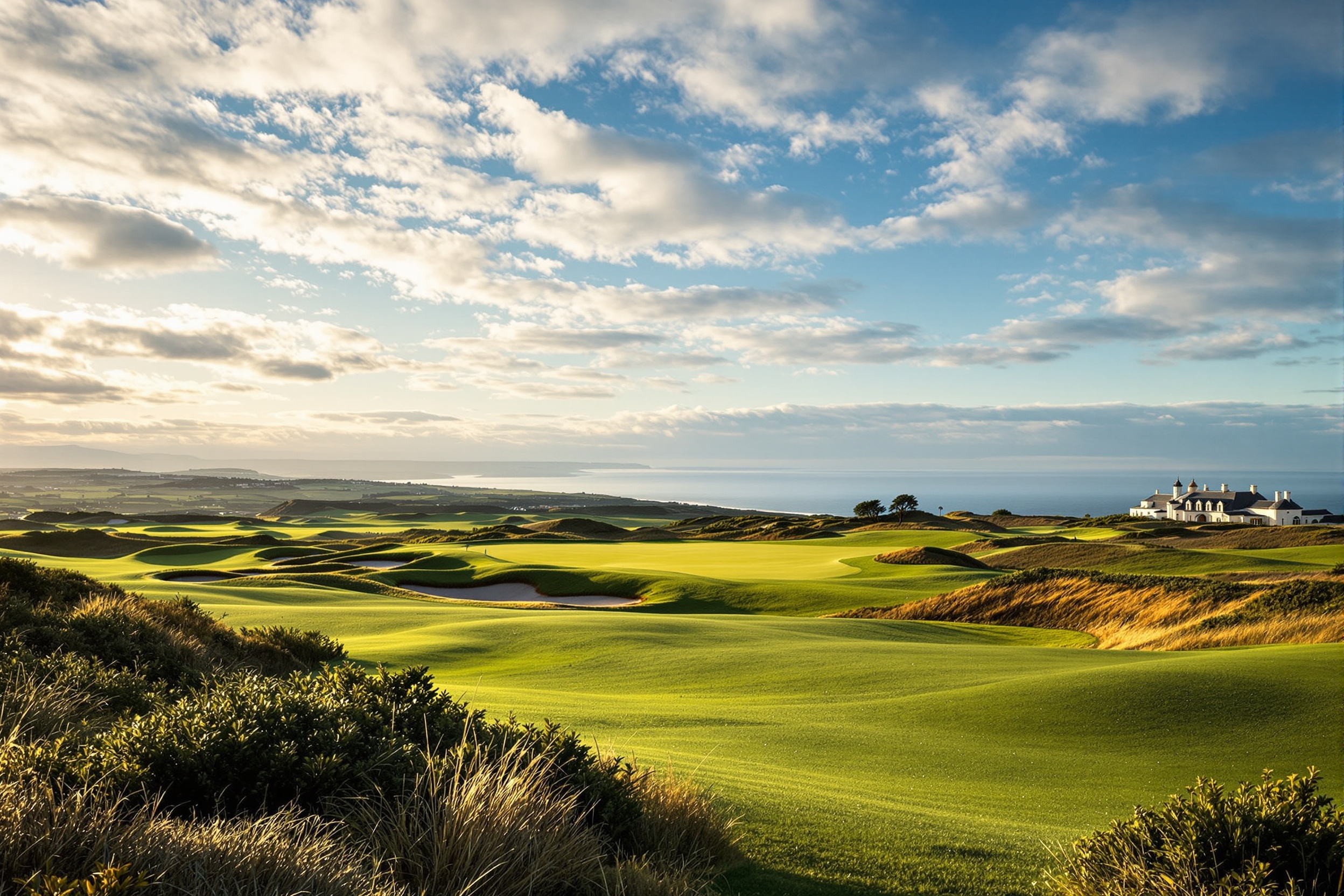 West Cliffs Golf Links Silver Coast Portugal Atlantic ocean dramatic clifftop fairways championship links golden afternoon light