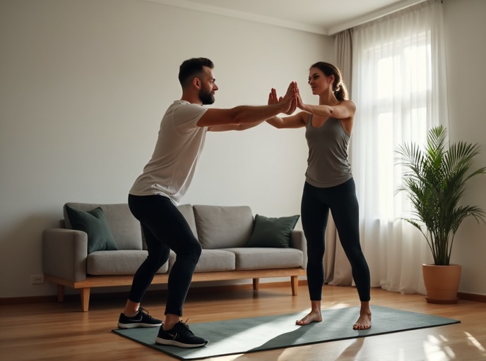 In-home personal training session in Earby