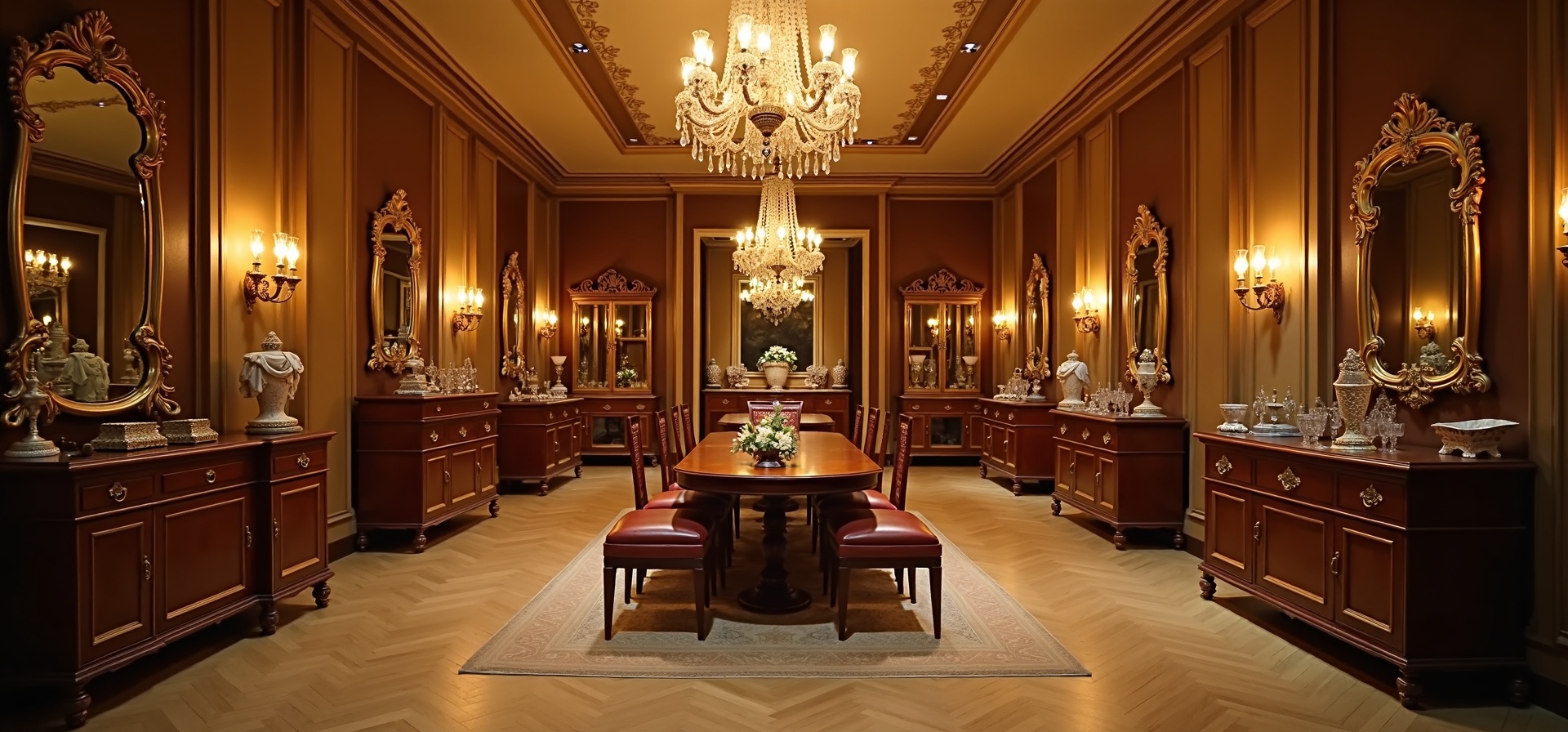 퀸스앤틱 쇼룸 퀸스앤틱 용산 쇼룸 내부 전경 - 앤틱 가구 대여 및 구매