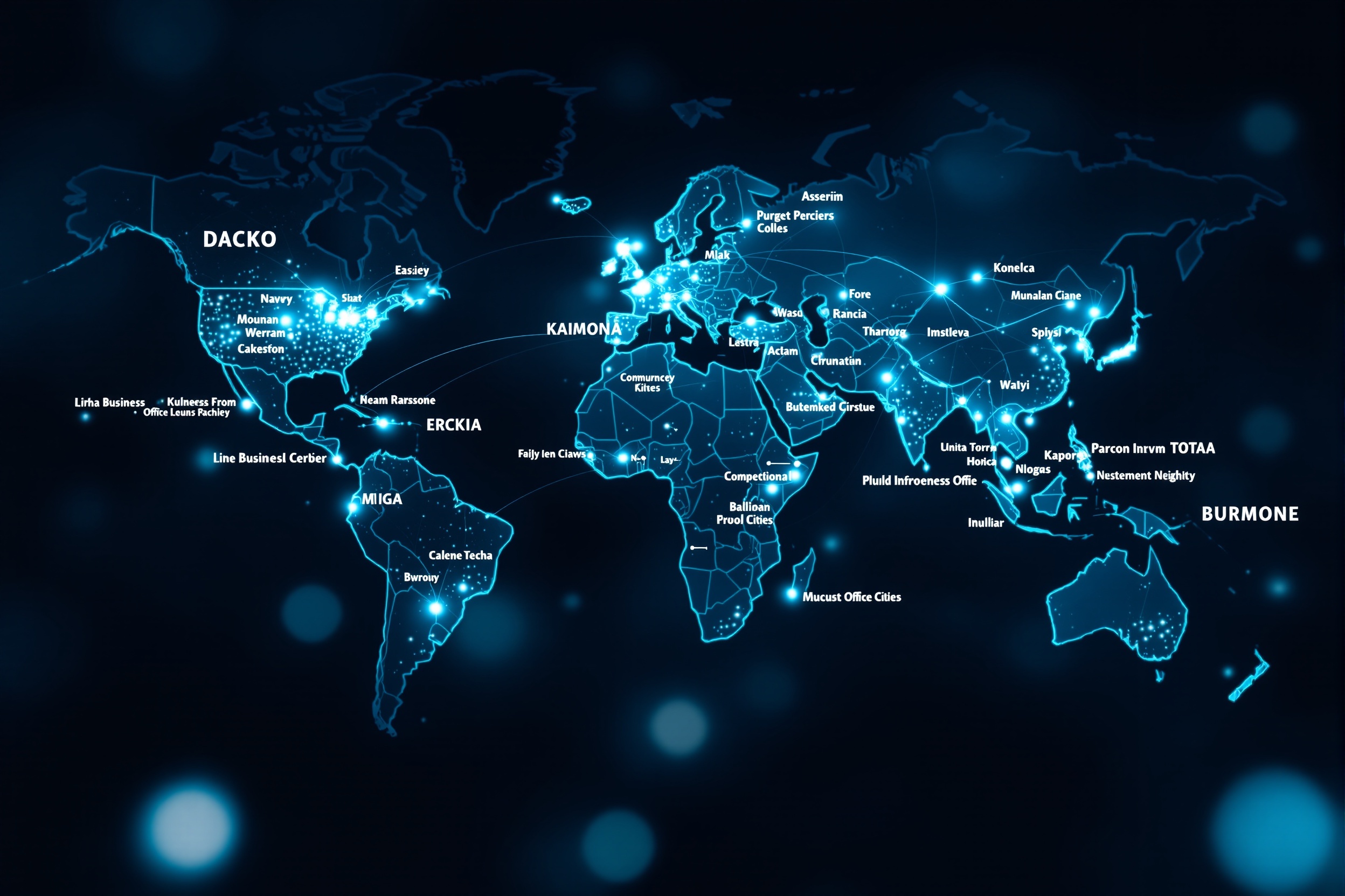CPCON global presence map