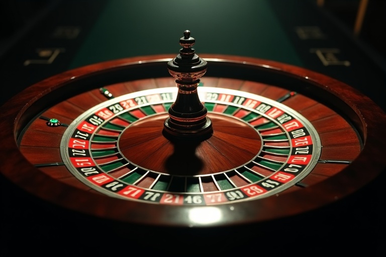 Casino roulette representing gambling losses
