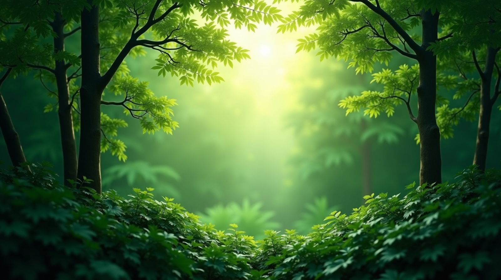 Natural healing background