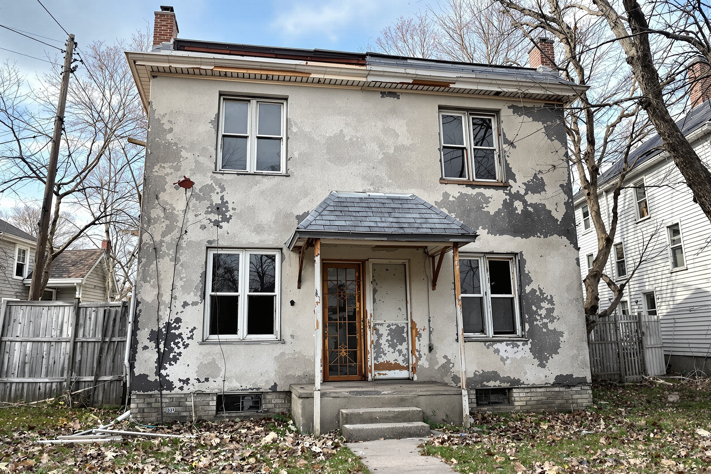 Vacant Duplex in Detroit, Michigan