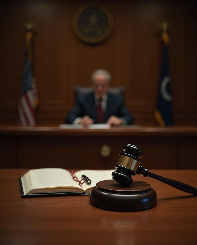 Quiet title action courtroom proceedings