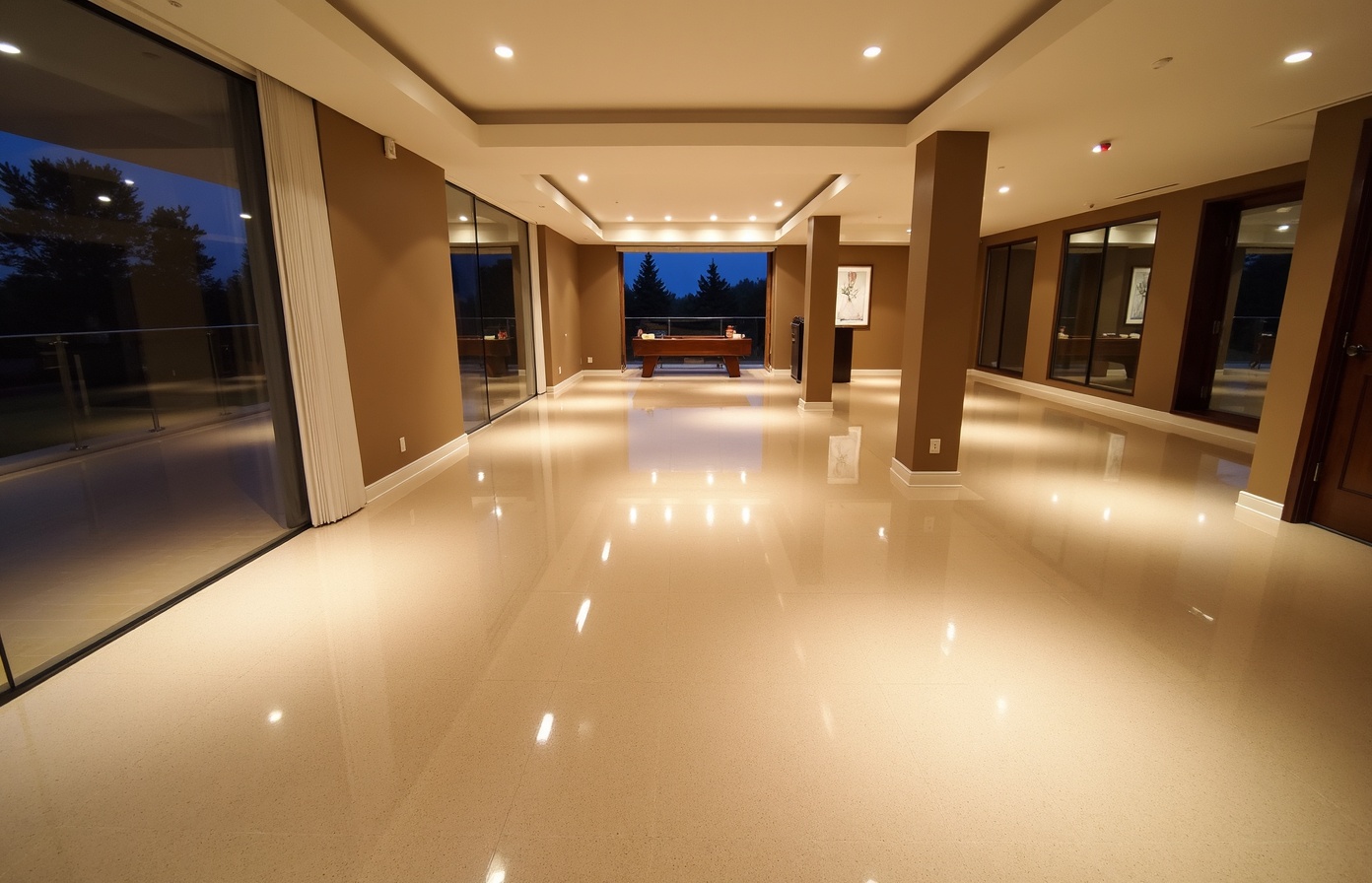 Beautiful epoxy flooring background