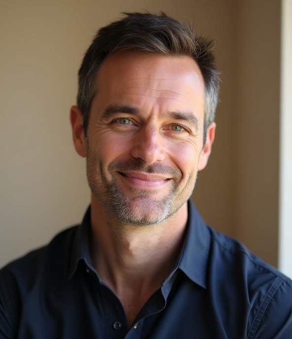 Portrait de Stephan SEGURA, fondateur de HelpAcouphènes