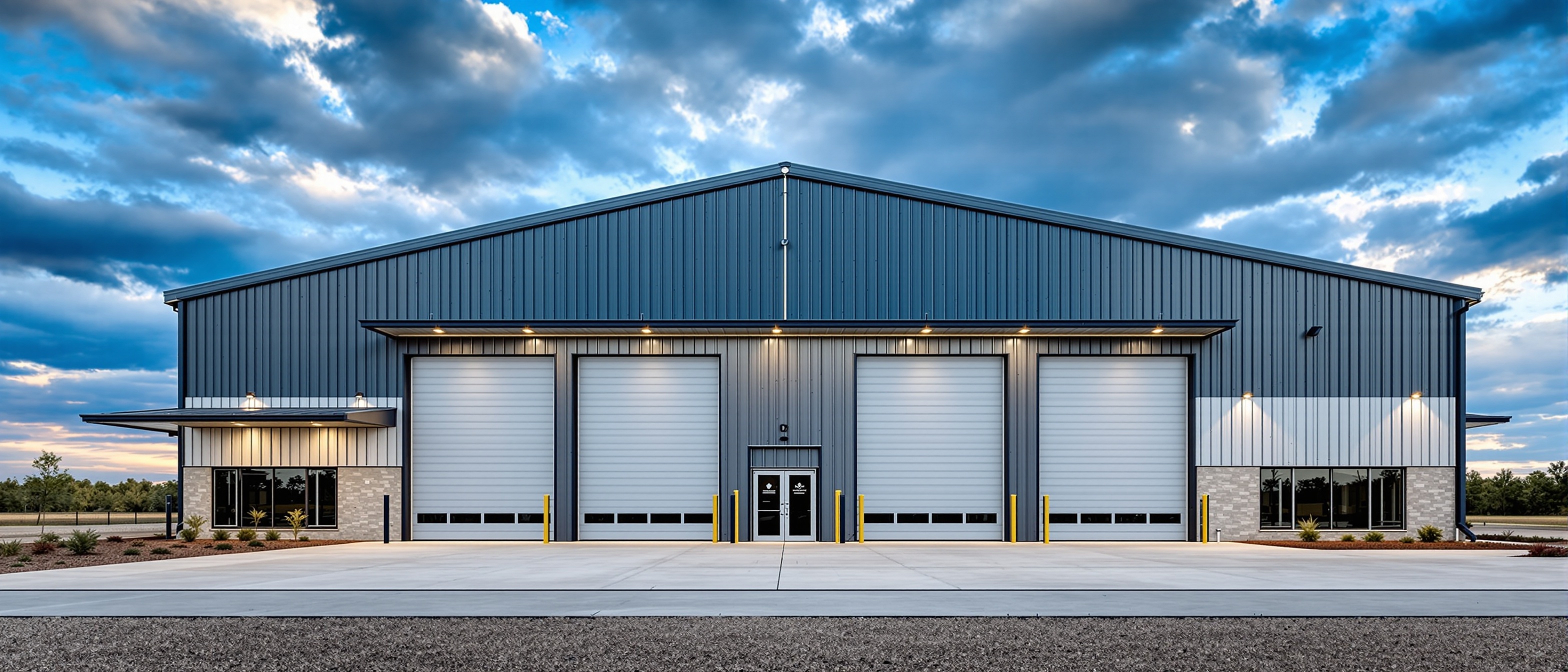 Custom steel metal building construction by UTS BuildPros in Texas