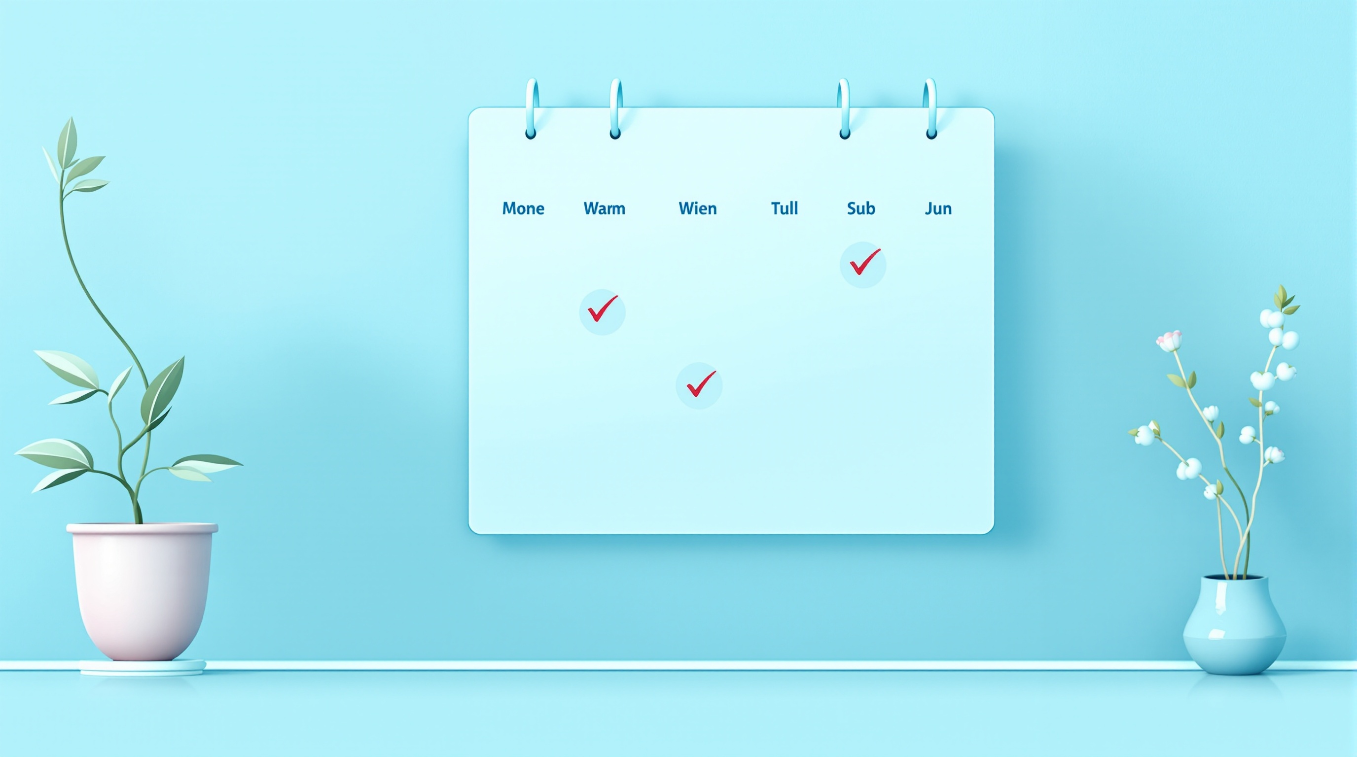 Calendário de agendamento odontológico