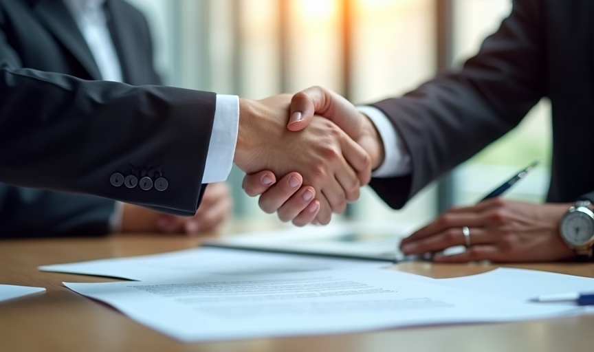 Business acquisition deal