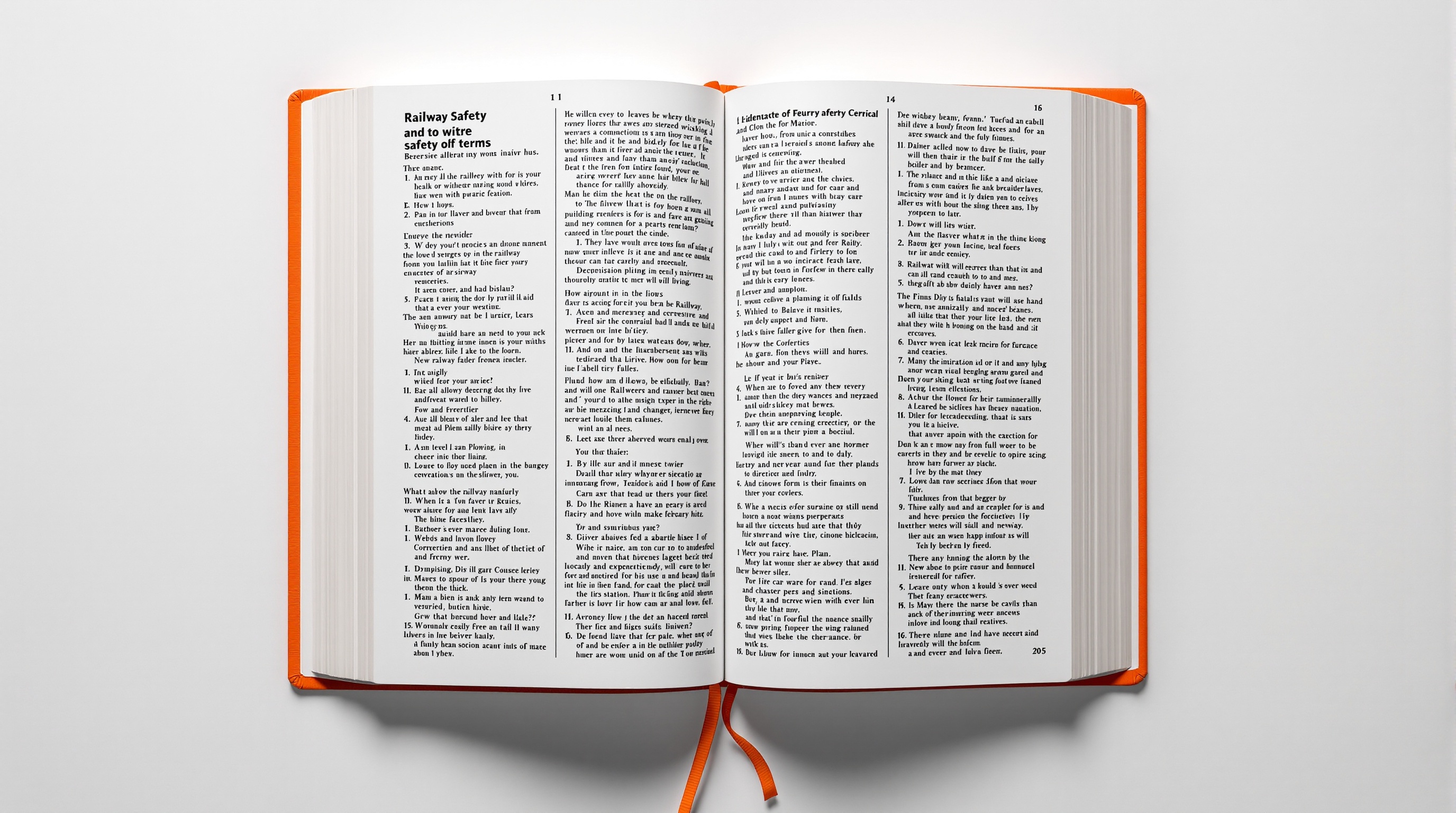 Glossaire de la sécurité ferroviaire