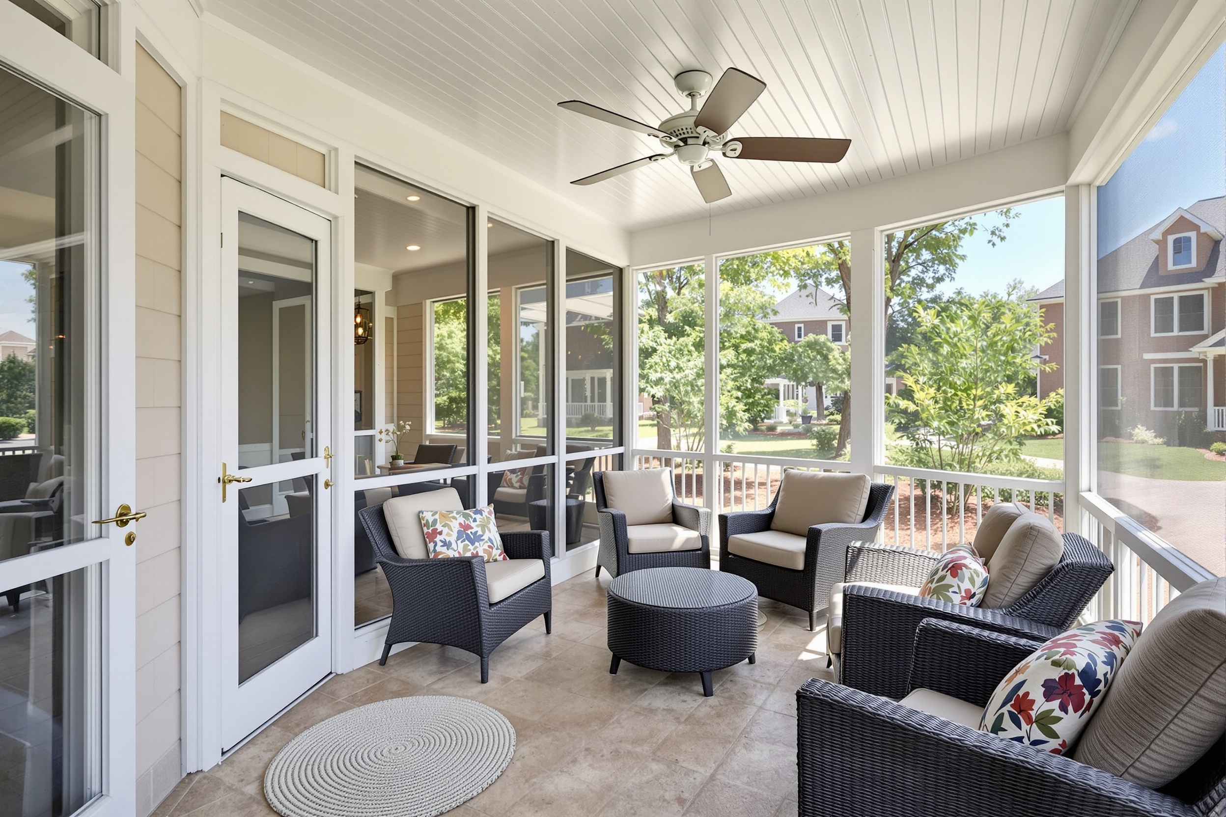 Screened Porch — P&L Outdoor Solutions complete backyard build