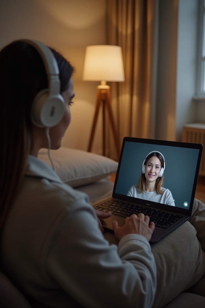 Telehealth counseling session