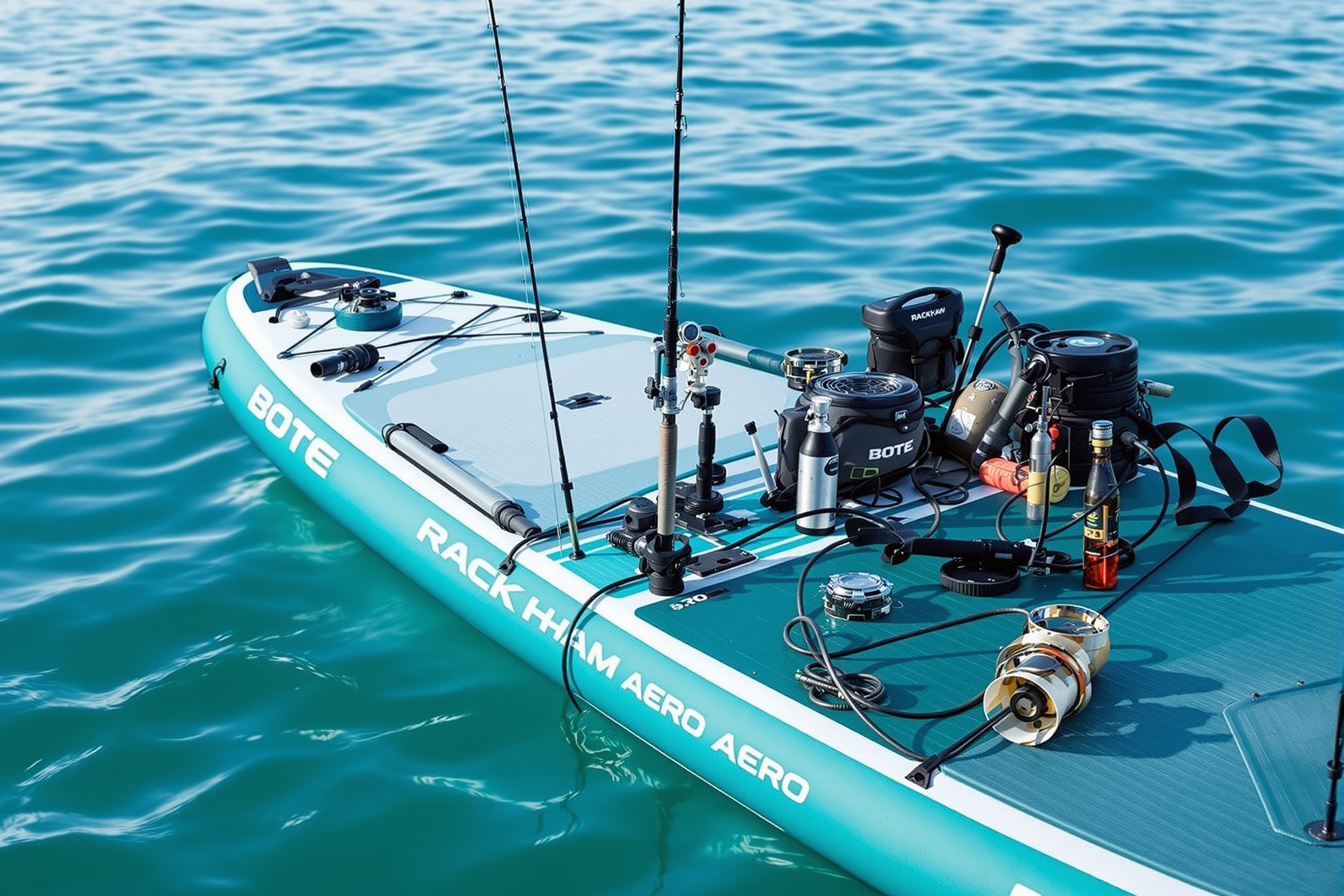 BOTE Rackham Aero 12'4" inflatable fishing paddleboard — Best Overall