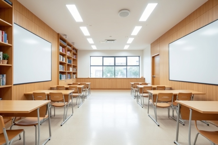 와이컬렉션 교육시설 시공 현장 기록 - 둔산동 영어학원 4층 전체 리뉴얼 — 현장 기록