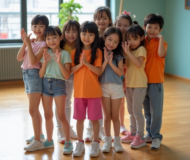 ハイファイブダンス教室の子どもたち