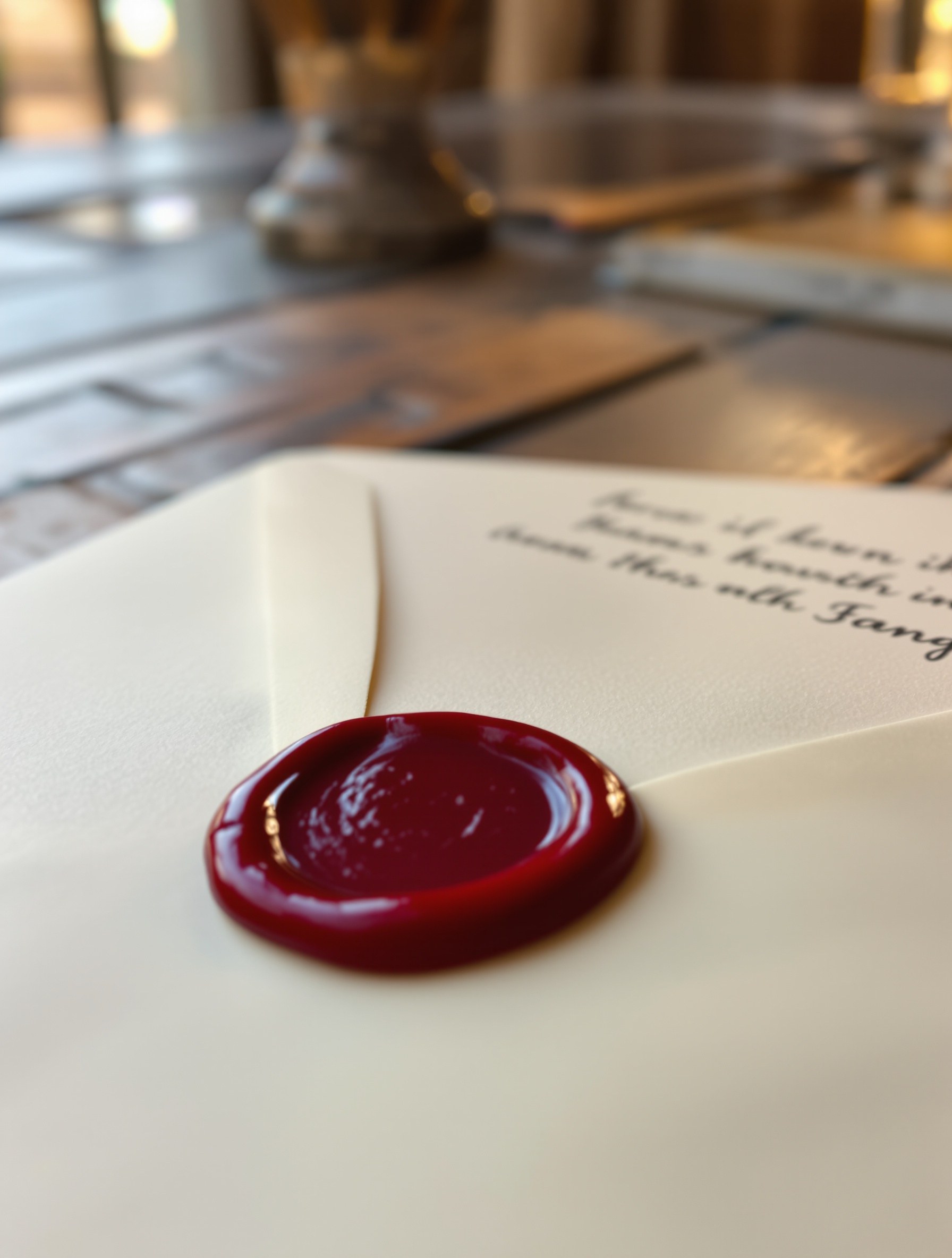 A sealed envelope ready to be sent