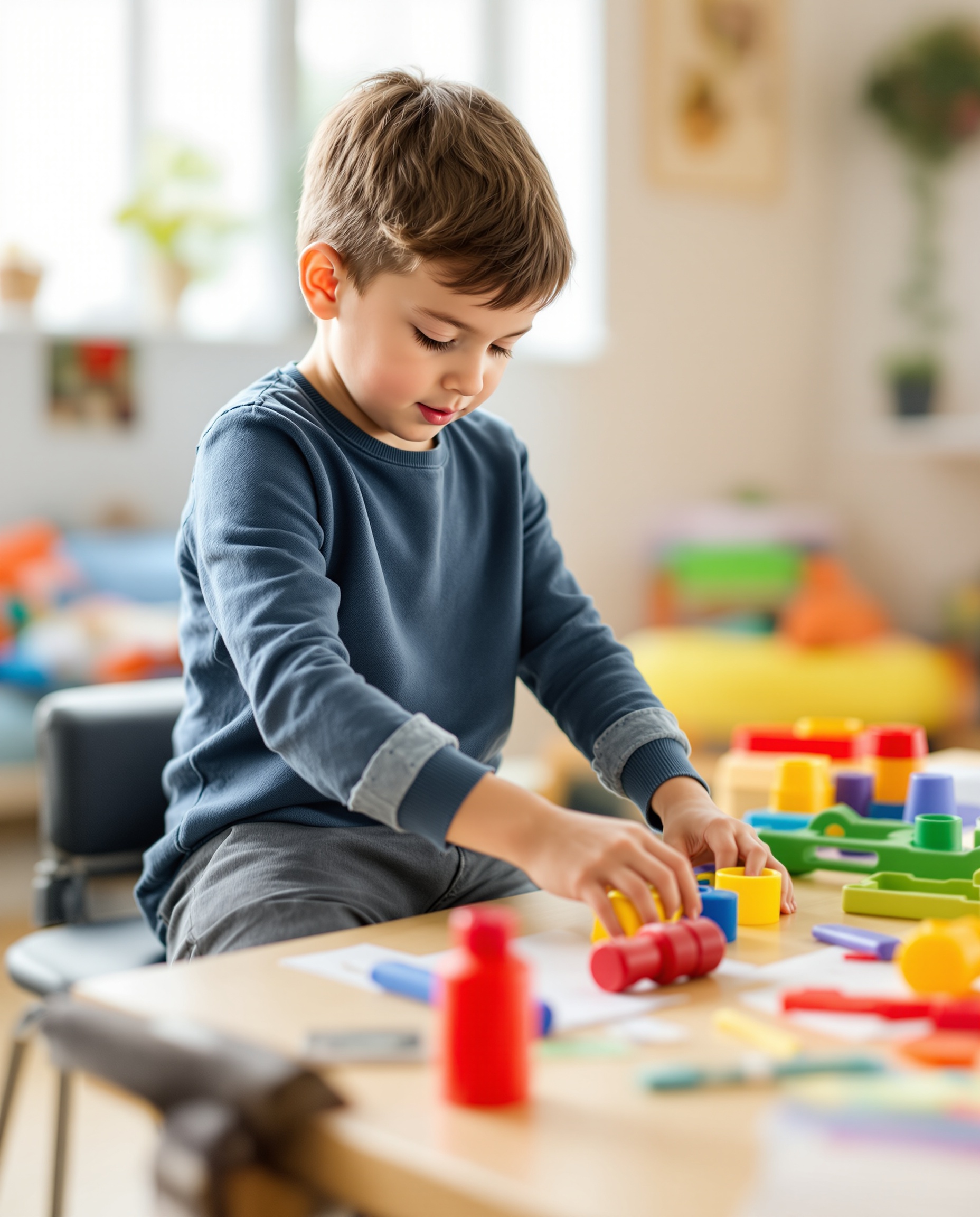 Alissa Mazhar Ergothérapeute Toulouse - Séance avec enfant