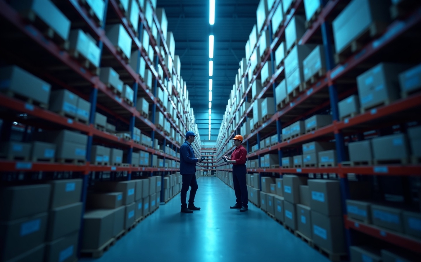 Warehouse background