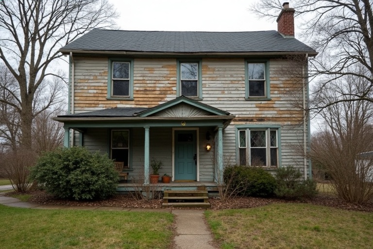 Exterior Makeover before