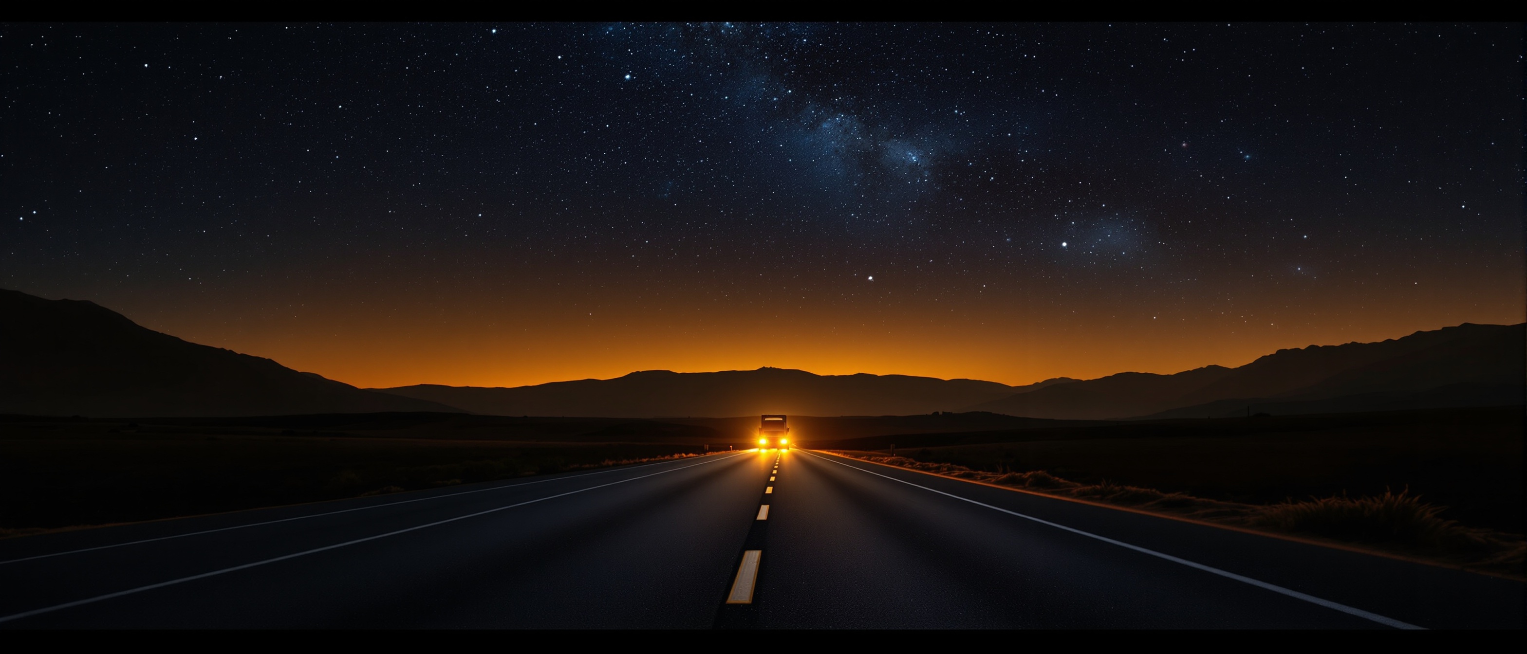 Carretera nocturna — el hogar del Rey