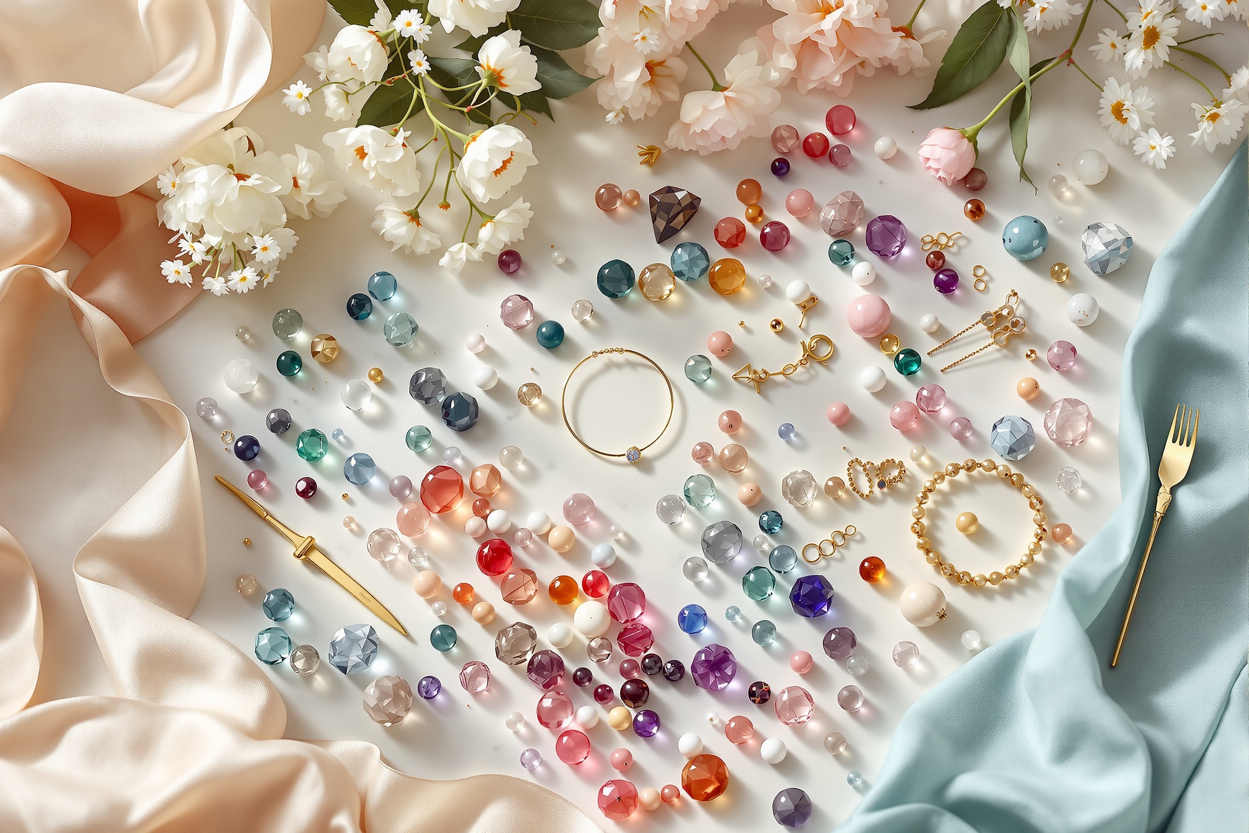 Bracelet making party background