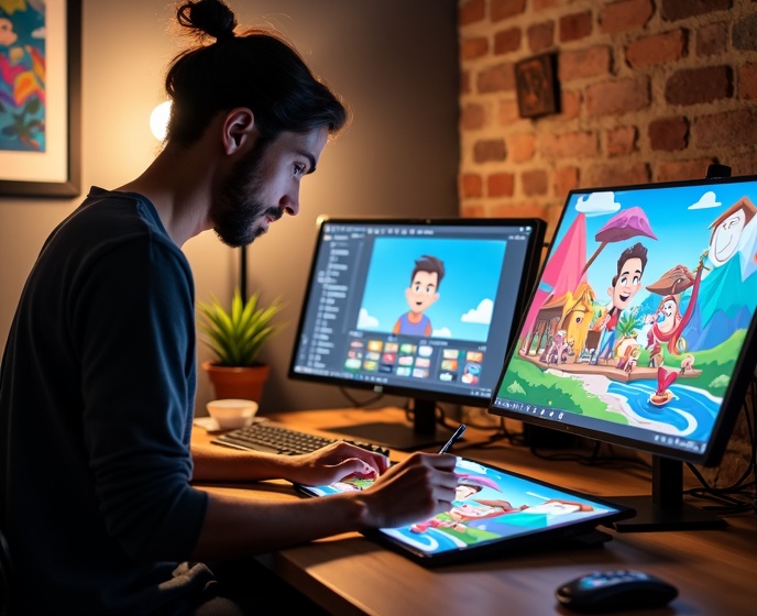 Animation Studio Workspace