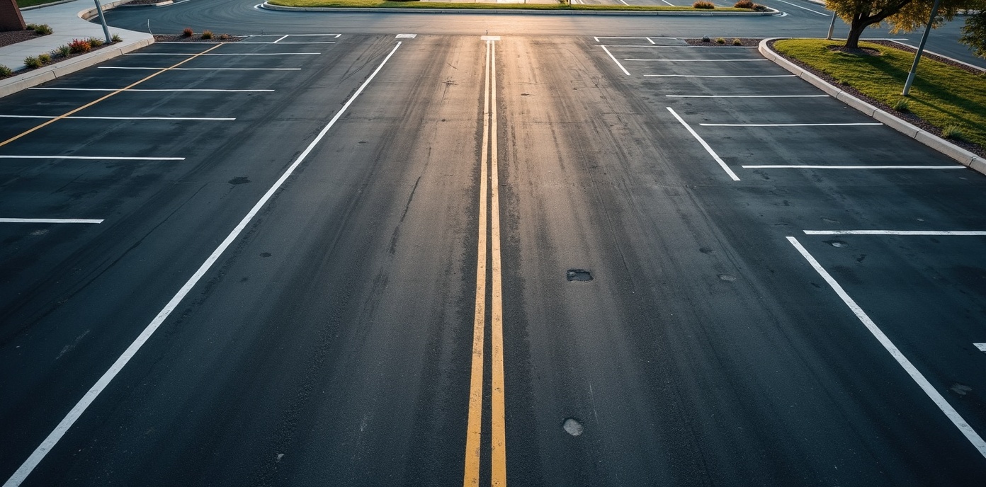 Professional pavement line striping Ogden Utah