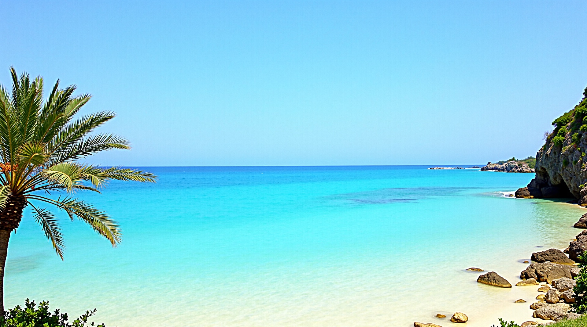 Cala REML mirando al mar