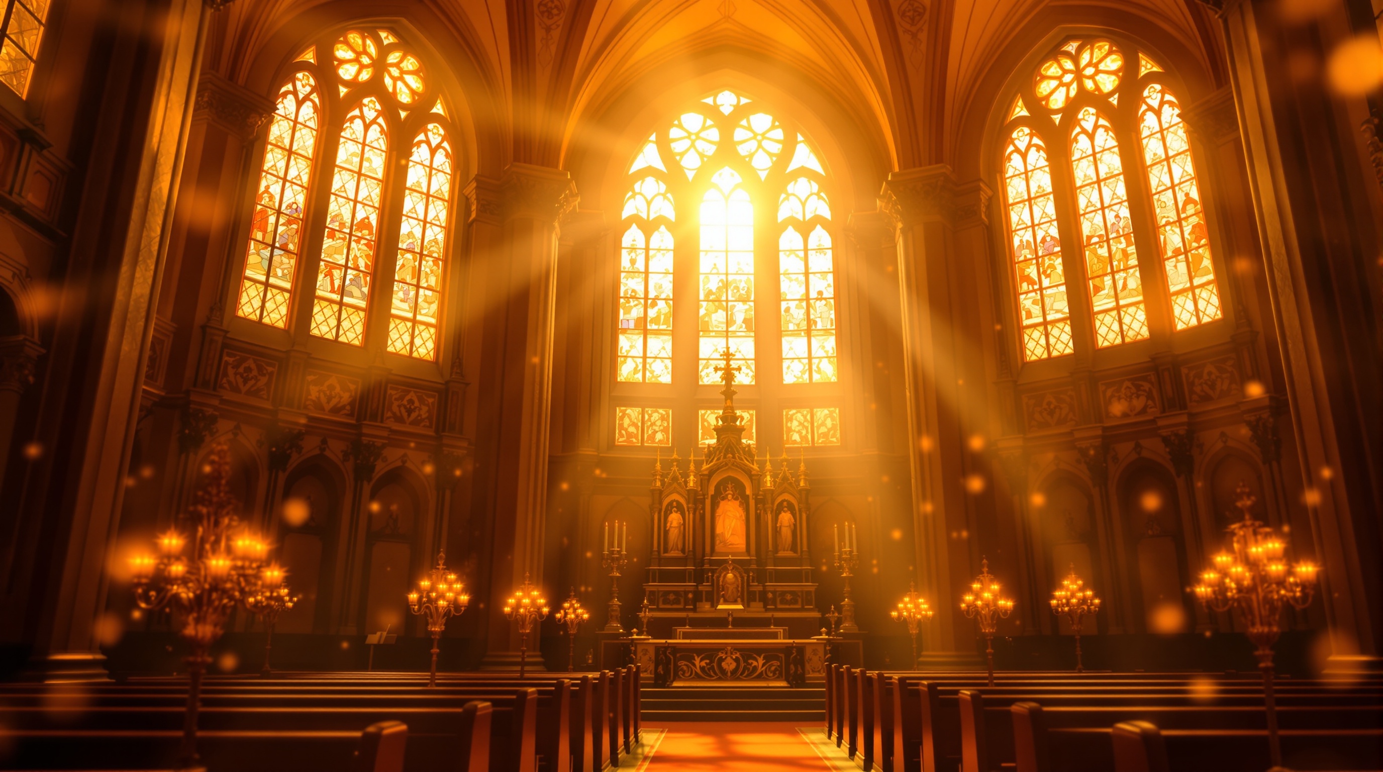 Catholic church interior