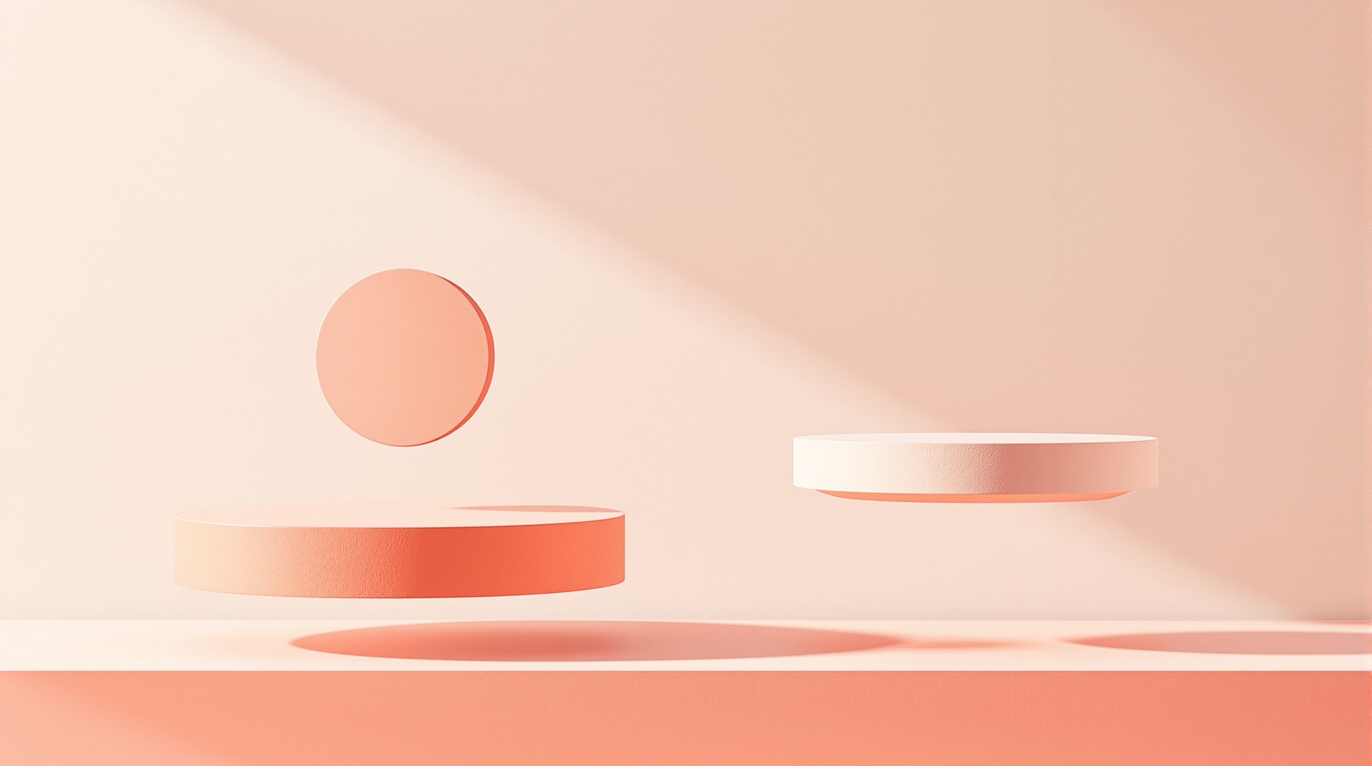 Balanced scale comparing two platforms with floating UI cards