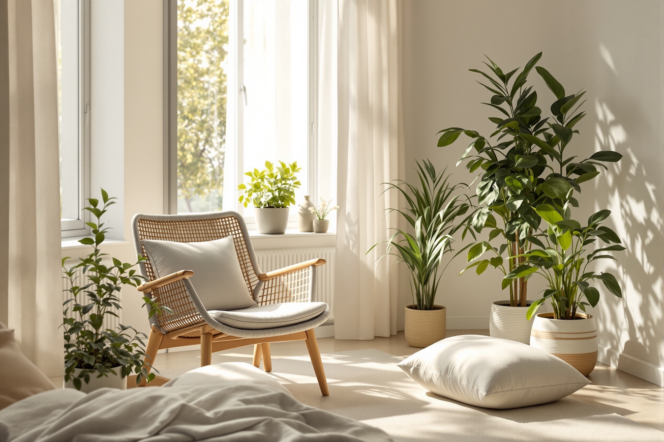 Calm space for well-being and rest