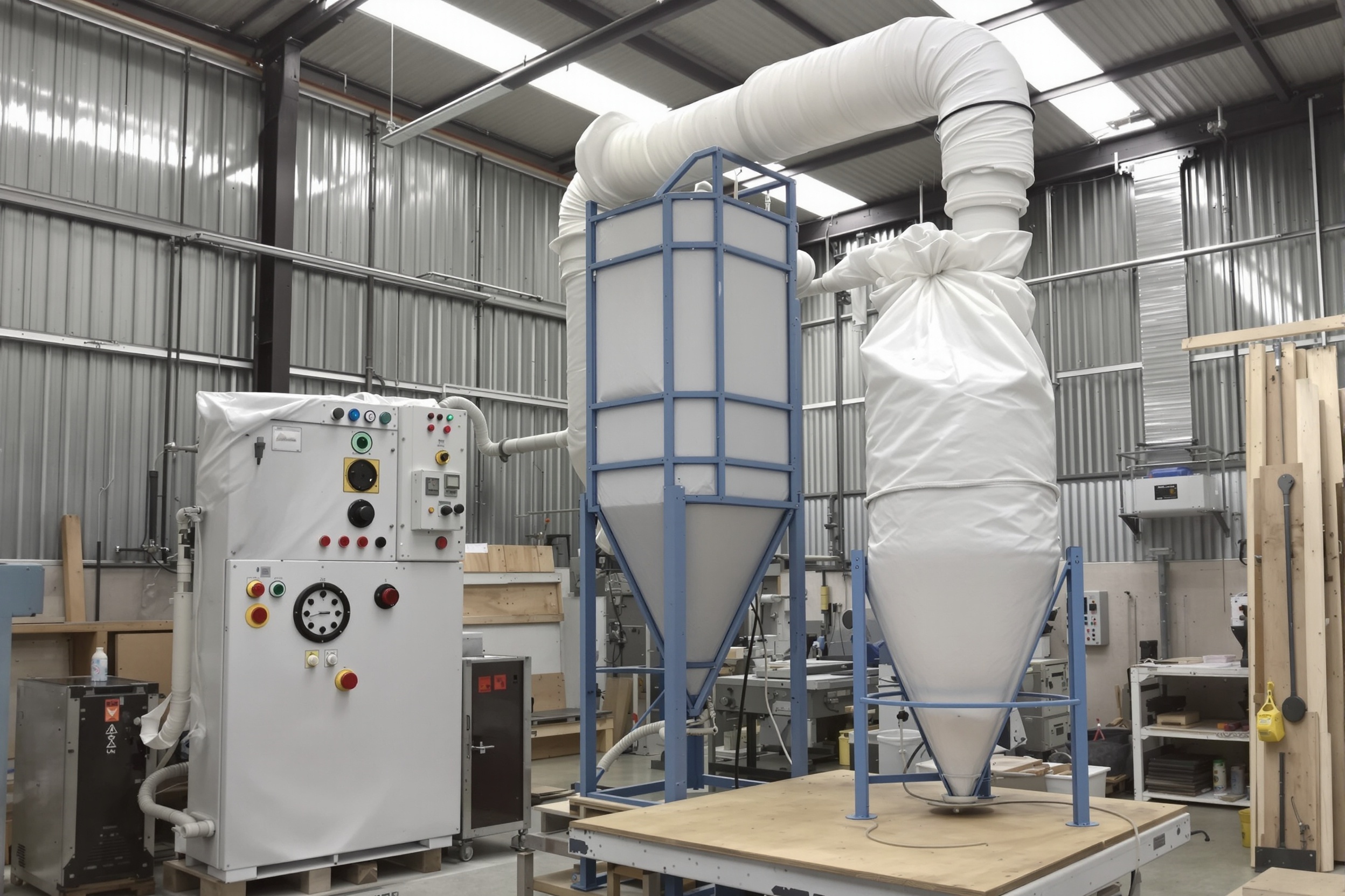 Мешки для мобильных установок вентиляции и пылеудаления УВП FilterFlow — тканевые фильтры для переносных пылесосов