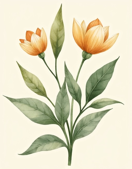 雅婷 - 水彩植物