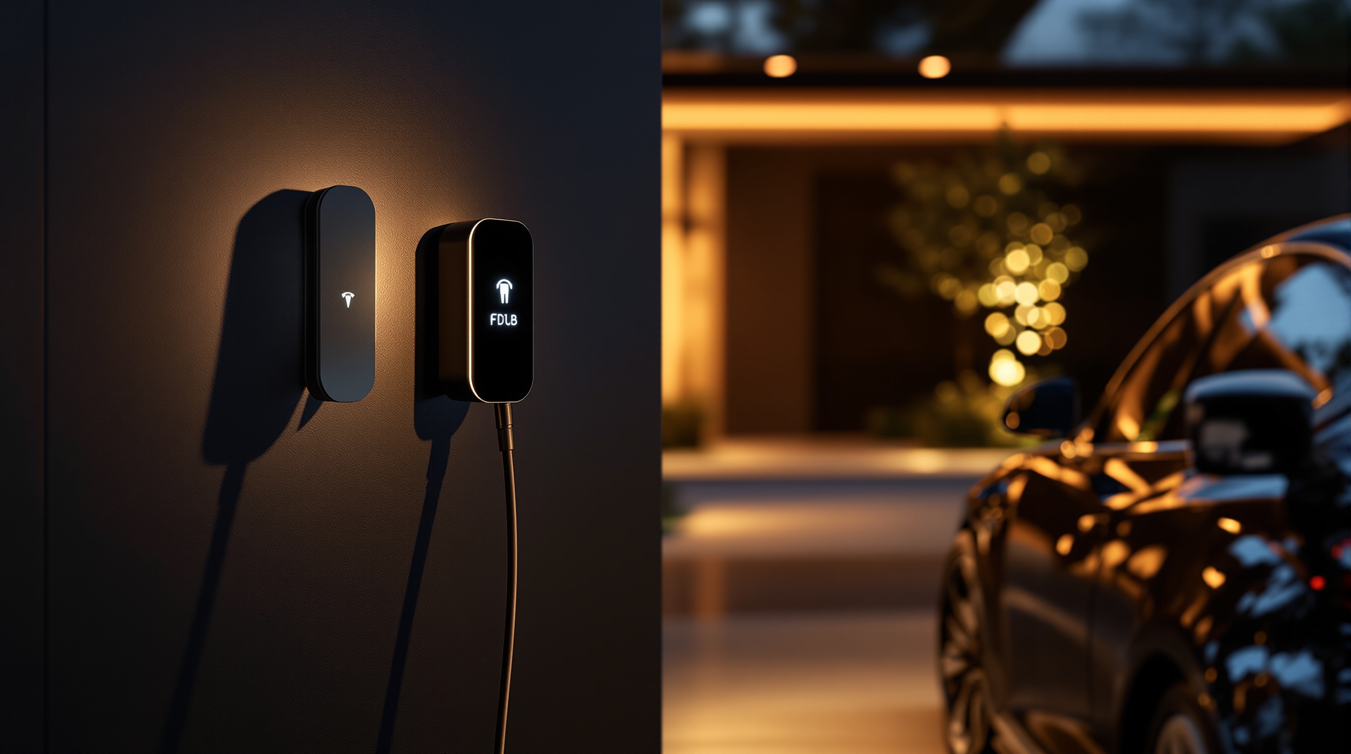Home EV charger installation on Watford driveway