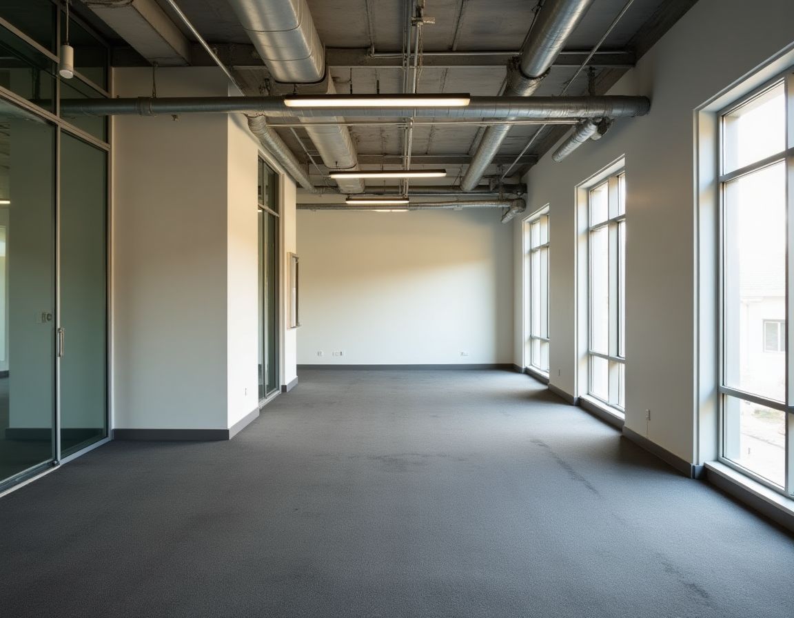 Commercial space before renovation