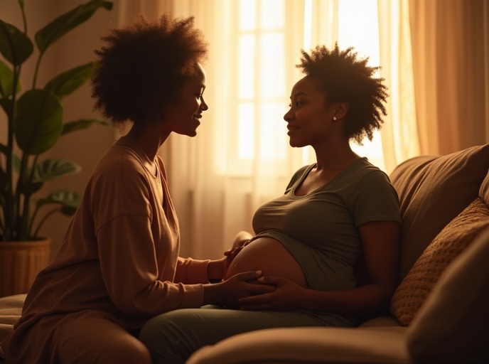 Compassionate support for pregnant woman