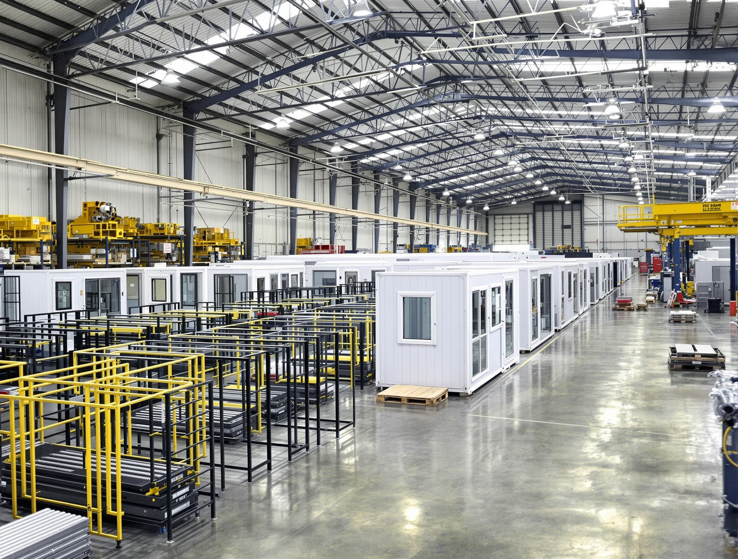 Gru elettrica Pick & Carry in magazzino logistico