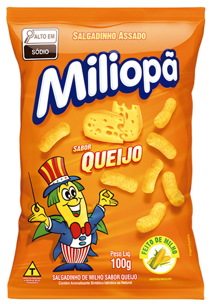 Salgadinho Miliopã Queijo 100g