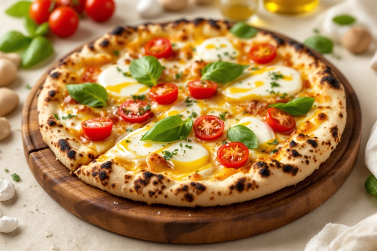 Easy Keto Cauliflower Crust Pizza (Crispy & Low Carb)