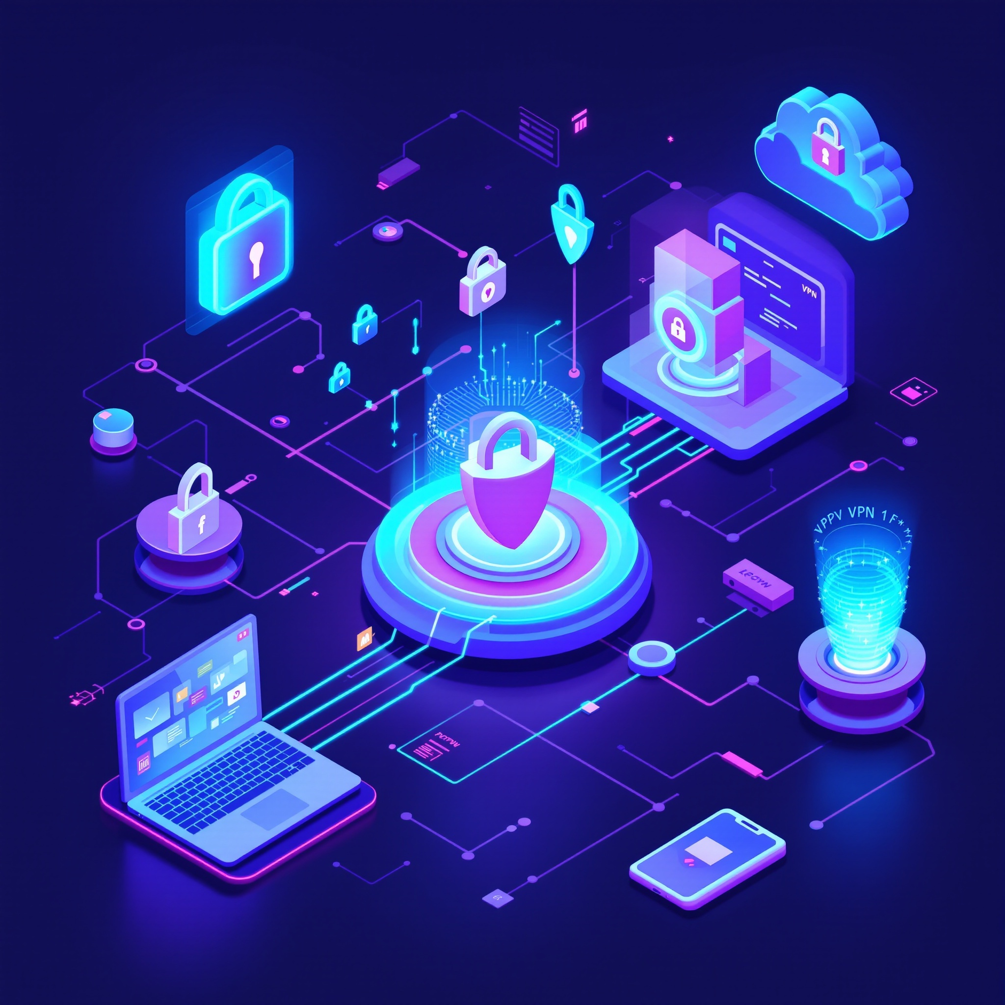 VPN Security Illustration