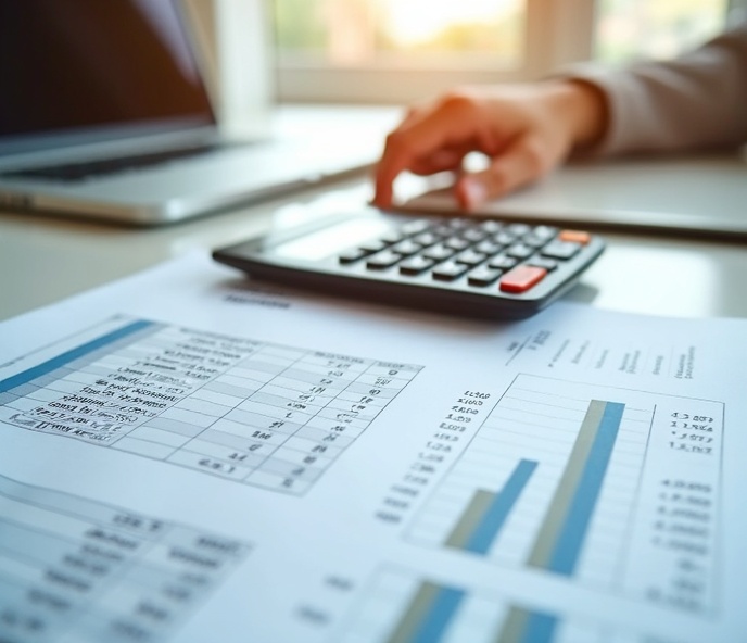 DSCR calculation showing debt service coverage ratio for investment property