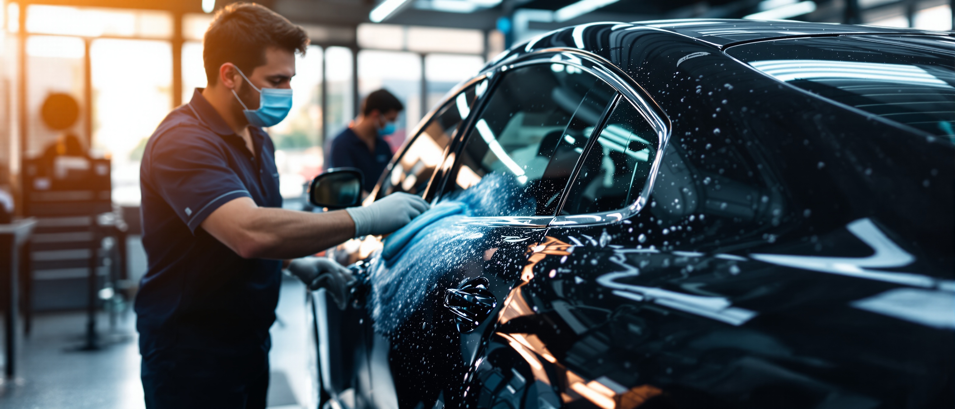 WM Autopflege Detailing Studio – Team bei der Arbeit