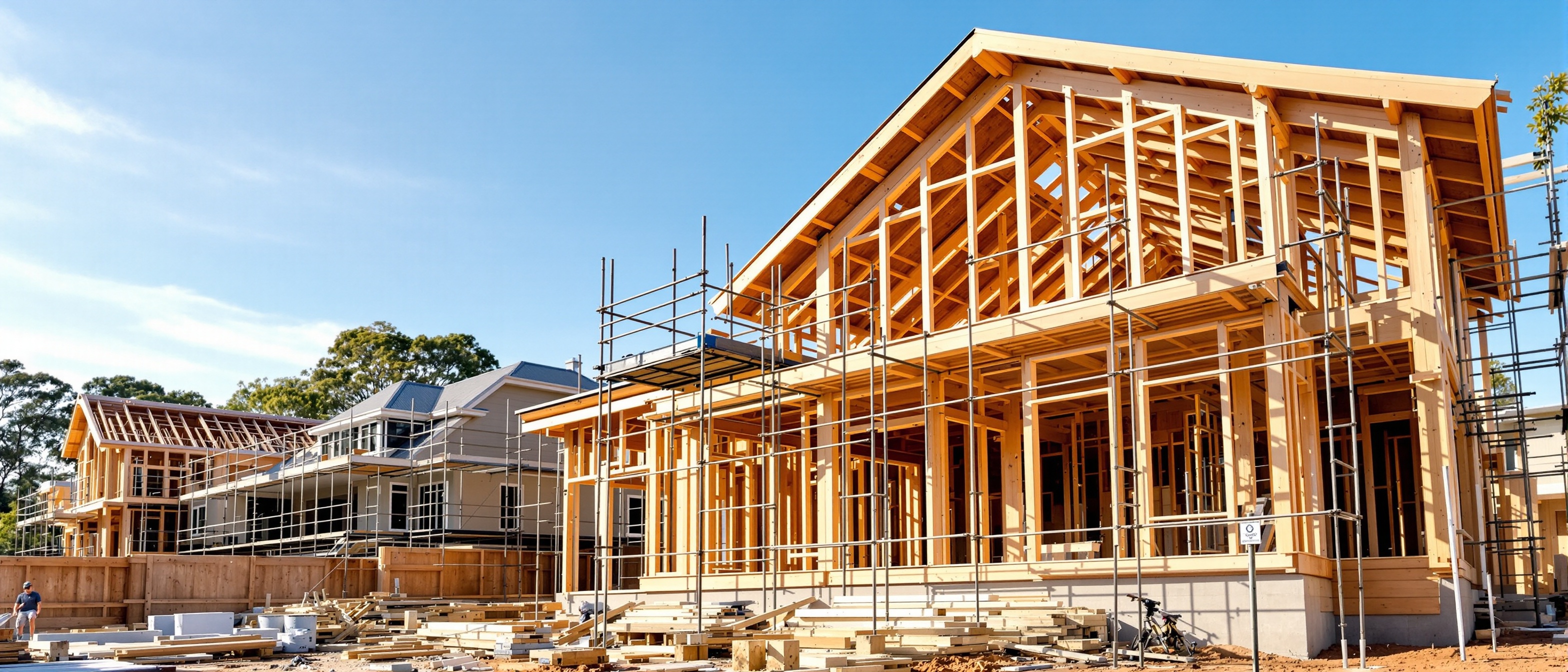 Residential construction site in Sydney