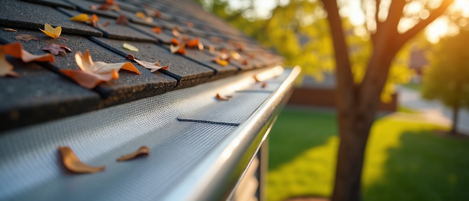 Premium gutter guards installed on a Dayton Ohio home by Gem City Gutters