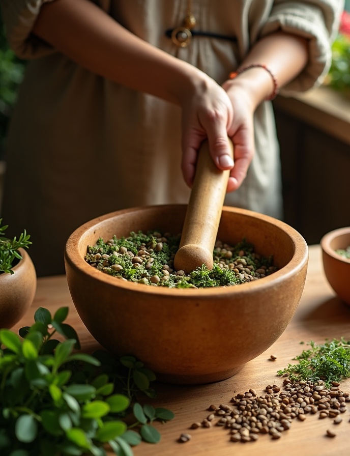 Natural health remedies preparation