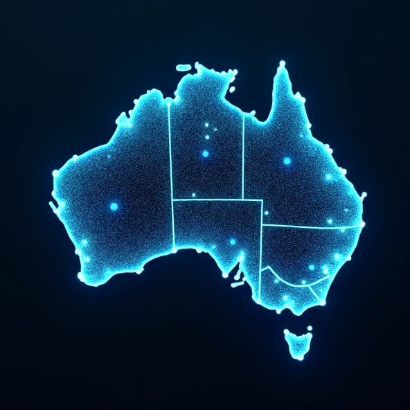 Australia coverage map